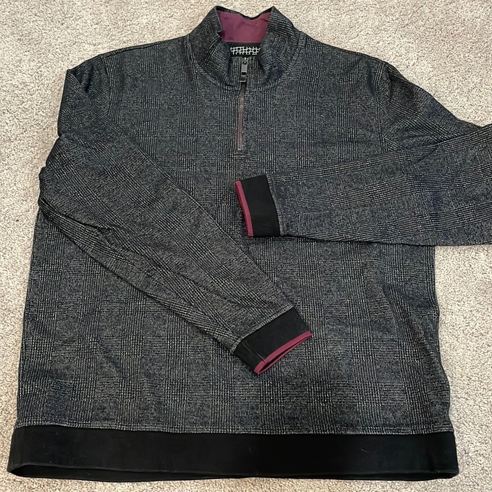 Ted Baker Half Zip Funnel Neck Jumper